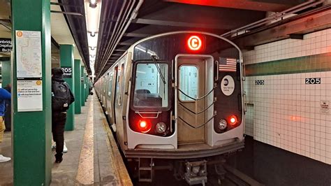 Mta Nyct Subway R179 C Train On Board Ride From 155th Street 8th