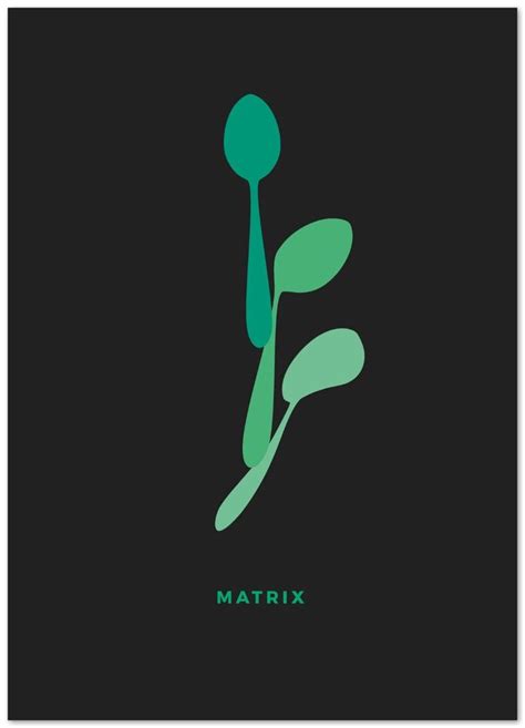 Matrix The Spoon Is An Illustration Created By Donluisjimenez