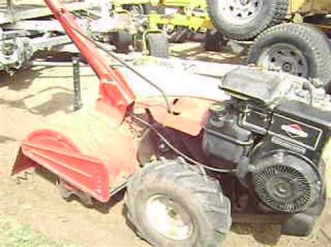 You may want to try double digging in a small. 5 HP TILLER MTD REAR TINE - YouTube