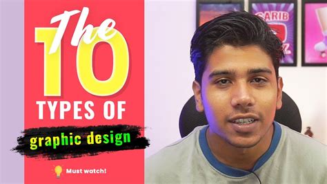 10 Types Of Graphic Design That You Need To Know Graphicdesign Youtube