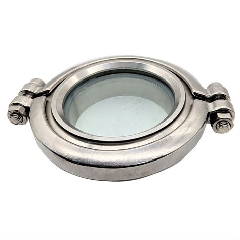Sanitary Stainless Steel Food Grade Clamp Type Weld Sight Glass China Sanitary Sight Glass And