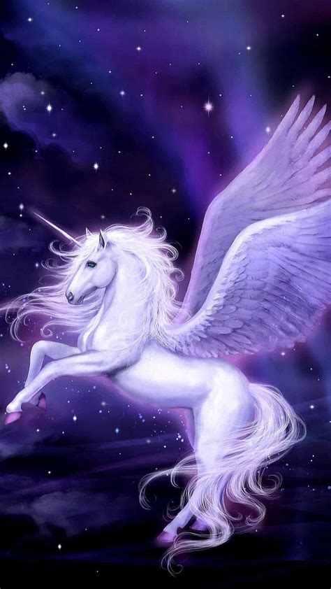 Unicorn Pegasus Cute Fantasy Creatures Mythical Creatures Art