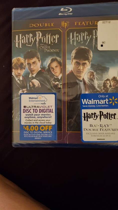 Harry Potter Double Feature Years 5 And 6 Blu Ray Sealed Ebay