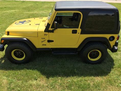 Jeep Wrangler Tj Yellow