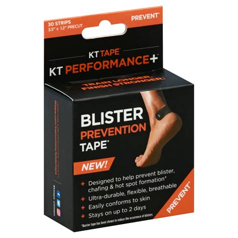 Kt Tape Blister Prevention Tape Black Shop Sleeves And Braces At H E B
