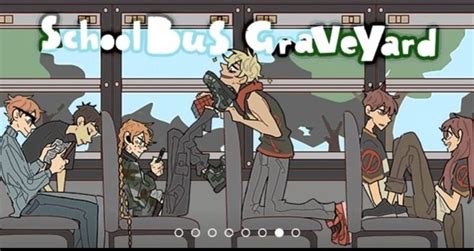 Webtoon School Bus Graveyard In 2022 School Bus Webtoon Fan Art