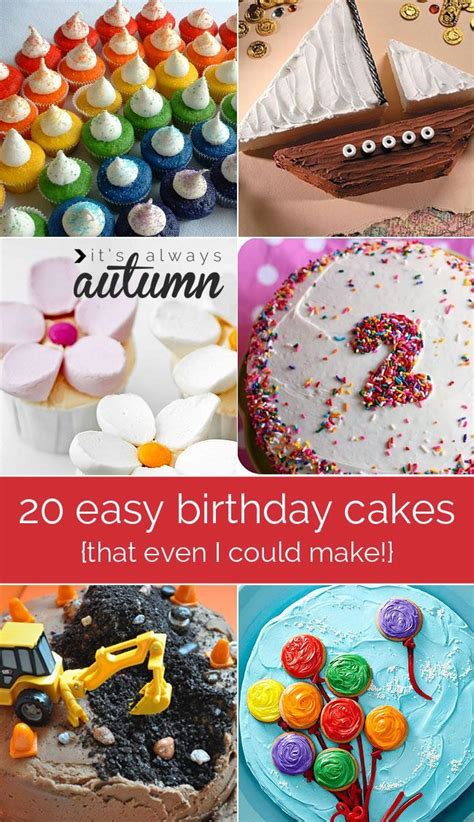 Some fancy up the outside of the cake with frosting, candy or fruit, while others use simple layering tricks to make the inside shine. 20 easy-to-decorate birthday cakes (that even I can't mess ...