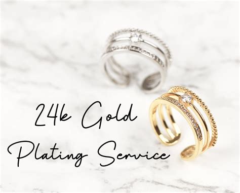 24k Gold Plating Jewellery Service Electroplating Service Etsy