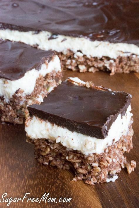 Refrigerate up to two days ahead and bring to room temperature before serving. No Bake Sugar-Free Nanaimo Bars | Recipe | Dessert recipes ...