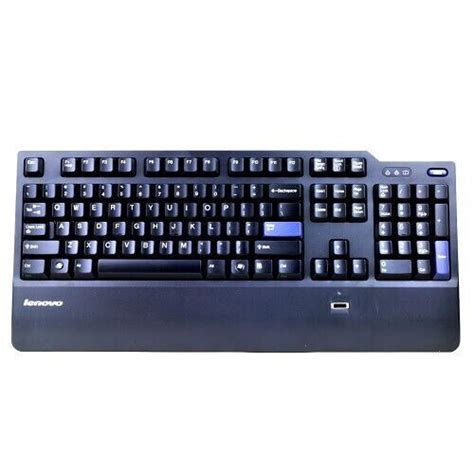 Lenovo Spanish Black Usb Fingerprint Keyboard Kuf0452 Ebay