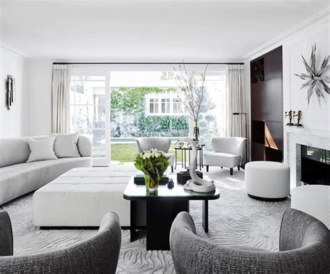 Monochrome Living Rooms Belle