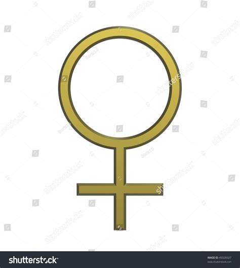 Female Sex Symbol Render Isolated On 스톡 일러스트 45028327 Shutterstock
