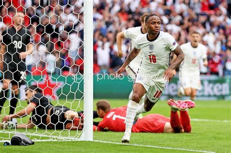 He currently stars for manchester city in the premier league, having previously. Raheem Sterling England celebrates goal v Germany Wembley ...