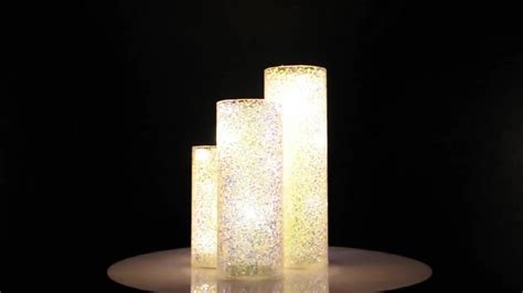 Custom Made Decorative Hand Blown Glass Cylinders With Led Lights Buy Glass Cylinders Battery
