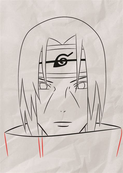 How To Draw Itachi Uchiha Easy Drawing Itachi Itachi Uchiha Easy