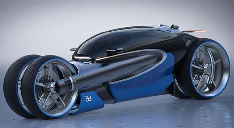 See The Futuristic Bugatti Concept Vehicle That Looks Like A Batmobile
