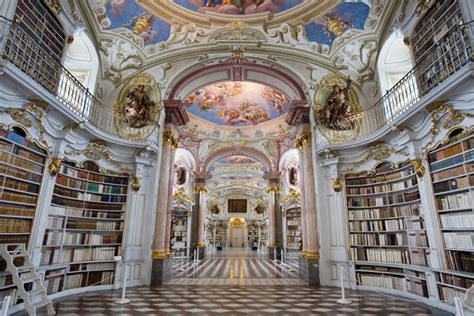 The largest library in the world is the u.s. Austria Vacation - World's Largest Monastery Library