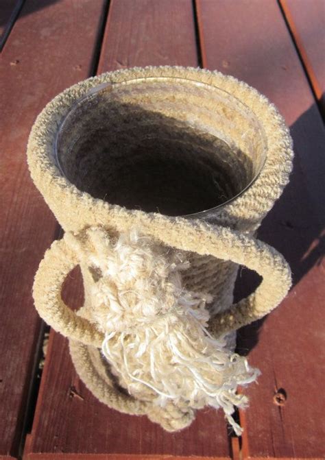 Lariat Rope Vase Etsy Rope Crafts Lariat Rope Design