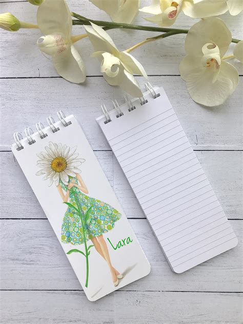Set Of Notepads Spiral Bound Notepads Personalized Note Pads