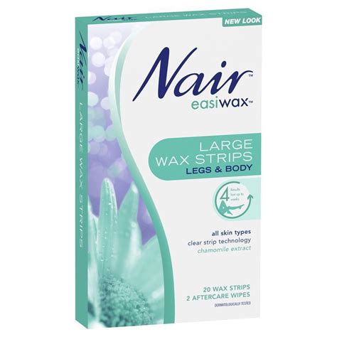 Buy Nair Easiwax Wax Strips 20 Large Online At Chemist Warehouse®