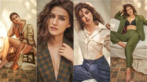 Kriti Sanon Slays Boss Lady Vibes In Sultry Blazer Dress Pantsuit With Bralette Fashion