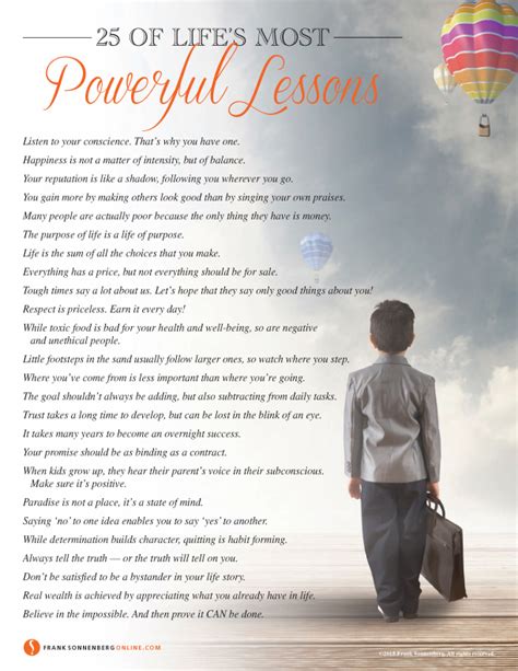 25 of life s most powerful lessons