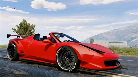 Ferrari 458 Italia Spider Libertywalk Gta V Review Youtube