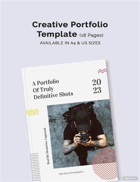 Creative Portfolio Cover Page Design