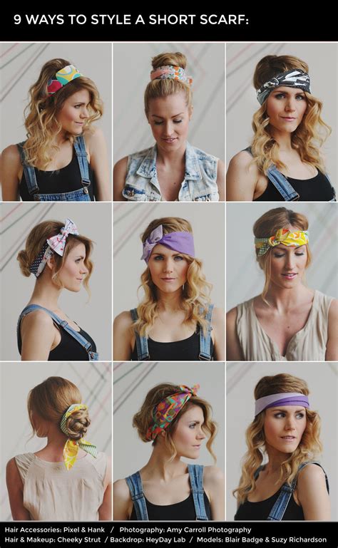 Hair Scarf Styles For Short Hair How To Tie A Scarf 3 Chic Ways