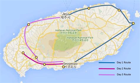 Jeju Island D N Itinerary For Self Drive