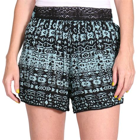 Angie Womens High Waist Aztec Print Shorts Aztec Print Shorts Southern Outfits Outfit Goals