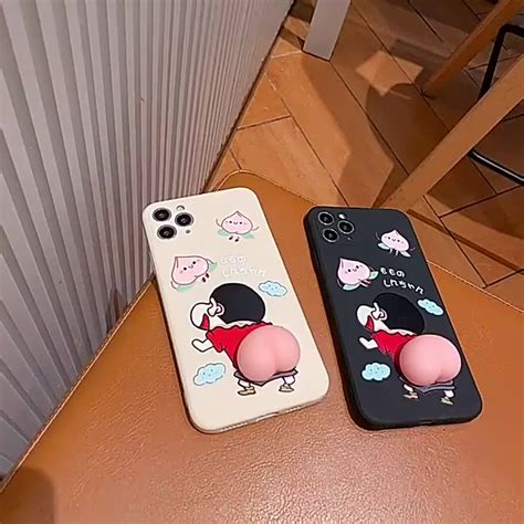 Funny 3d Pink Butt Phone Case Fashion Cartoon Silicone Phone Cover For Iphone 12 11 Pro Max
