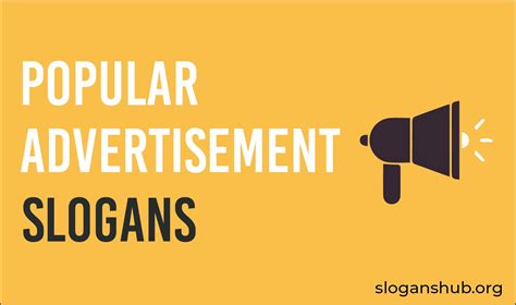 List Of Popular Advertisement Slogans