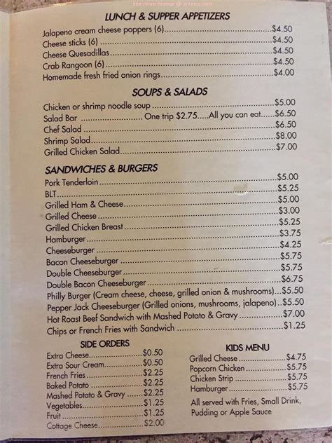 Menu at Golden Harvest Restaurant, Halstead