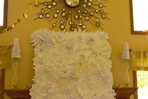 2x wall stickers decoration supplies home wallpaper. Handmade paper flower wall Wedding ideas Prom decoration ...