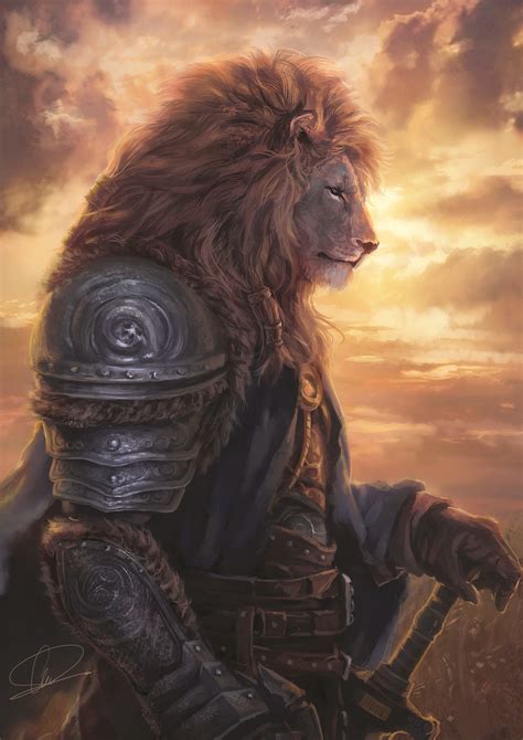 LionKing_edwardchee - Animal Warrior Illustration Contest