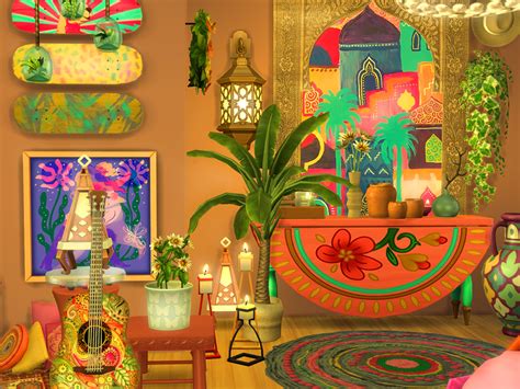 Hippie Living Room Cc Needed The Sims 4 Catalog