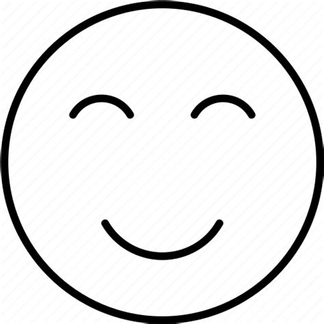Smiley Emoji Emoticon Happy Satisfacted Smile Icon Icon