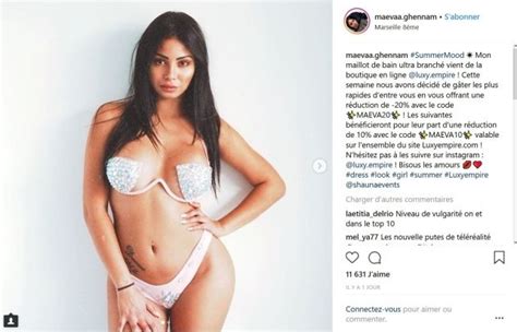 Maeva Ghennam Se Dévoile Dans Un Maillot De Bain Très Sexy Sur Instagram