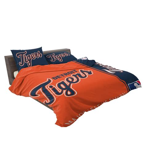 Detroit Tigers Mlb Baseball American League Bedding Set Robinplacefabrics