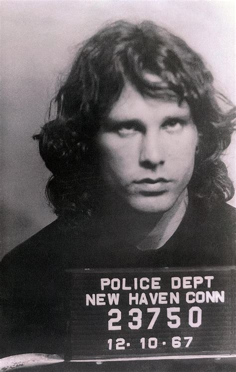 Jim Morrison Mugshot 1967 Photograph By Daniel Hagerman