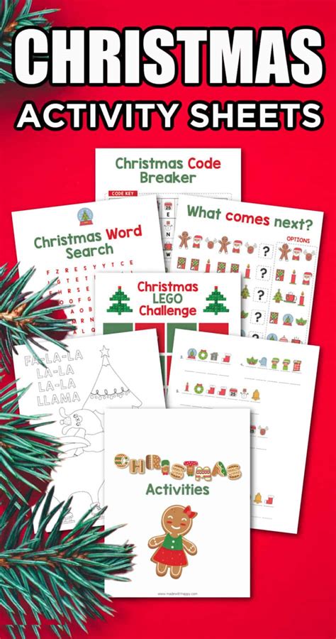Christmas Activity Packet Christmas Printable Fun For Kids