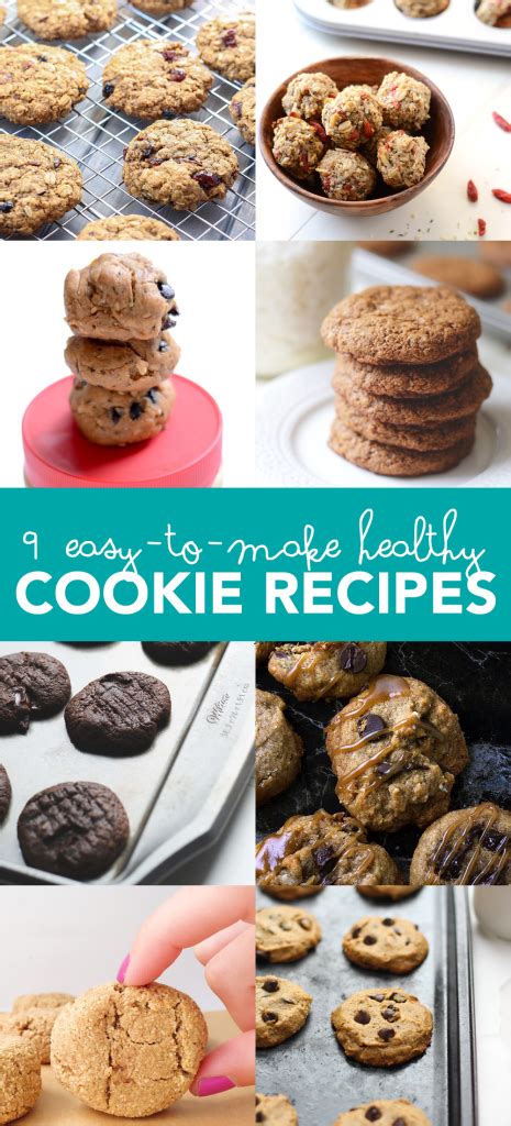 9 Easy To Make Healthy Cookie Recipes