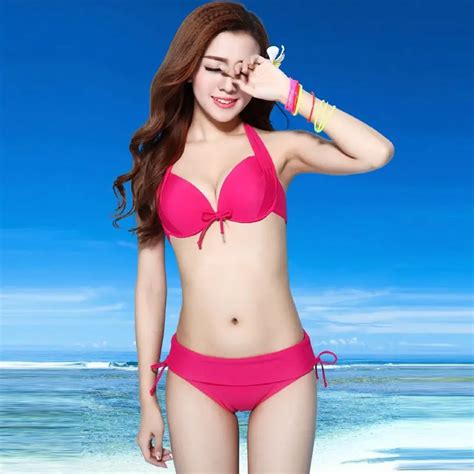 Free Shipping Bikini Chest Gather Sexy Slim Fit Underwire Female Three Piece Swimsuit With A