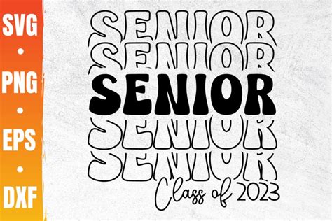 Class Of 2023 Svg Senior 2023 Retro Svg Senior Mom 2023