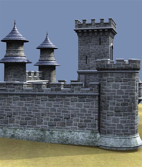 Castle Stock Parts 43 Side Back Towers By Madetobeunique On Deviantart