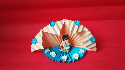 With the celebrations going high as janmashtami is here, it is the right time we start preparing our homes and. Janmashtami Decoration IDEA from Craft Paper - YouTube