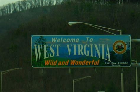 West Virginia State Sign State Signs West Virginia Highway Signs