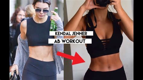 do kendall jenners ab workout with me insane results kendall jenner workout kendall jenner
