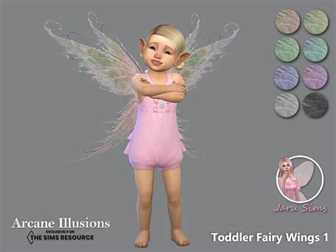 Arcane Illusions Toddler Fairy Wings 1 The Sims 4 Catalog